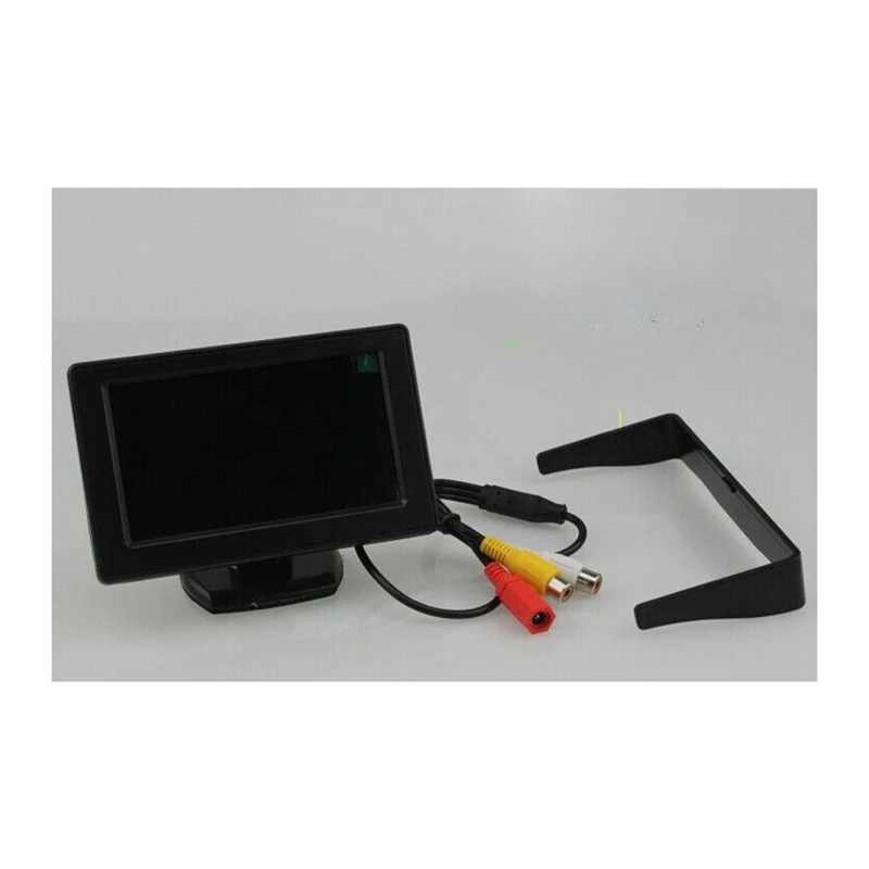 4.3Inch LCD Rearview Monitor Car Rear View Camera Reversing Parking System Accessory Waterproof Night Vision Reversing Backup