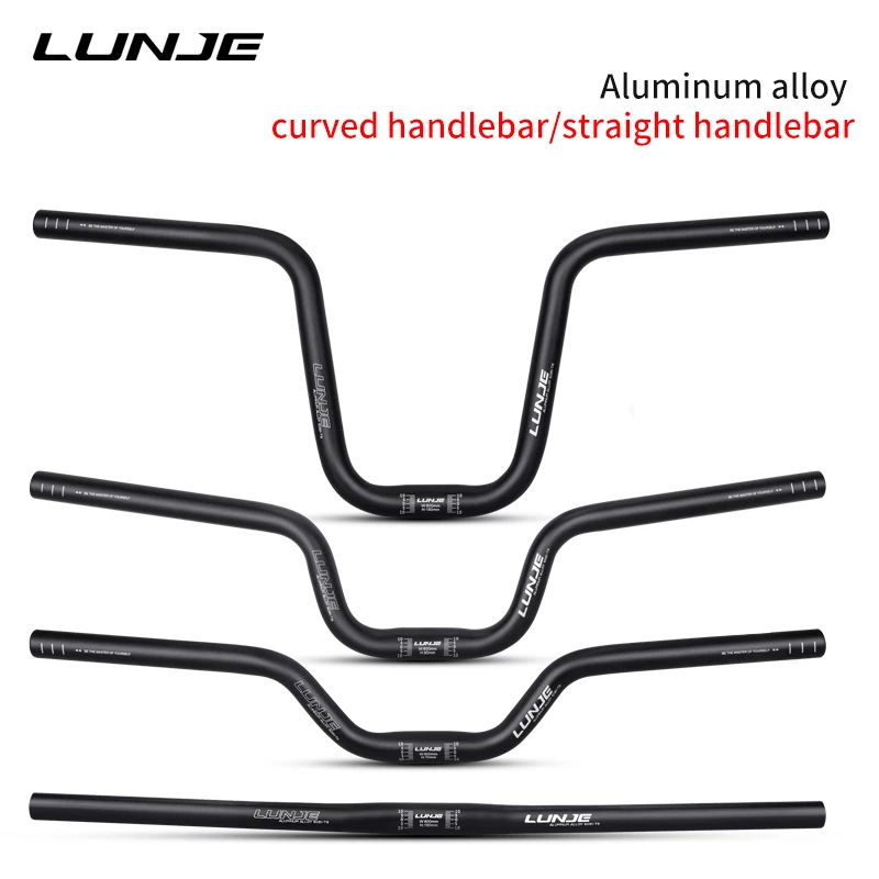 LUNJE Bicycle Handlebar 25.4mm Mountain Bike Swallow Rise