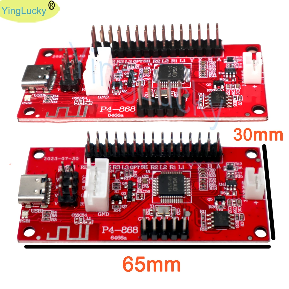 Wireless Bluetooth Joystick Encoder USB Arcade Controller with Battery