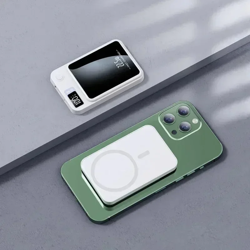 20000mAH Power Bank Magnetic Wireless 22.5W Ultra Capacity Super Fast Charging Magnetic Power Bank For Iphone15 Samsung Xiaomi 4