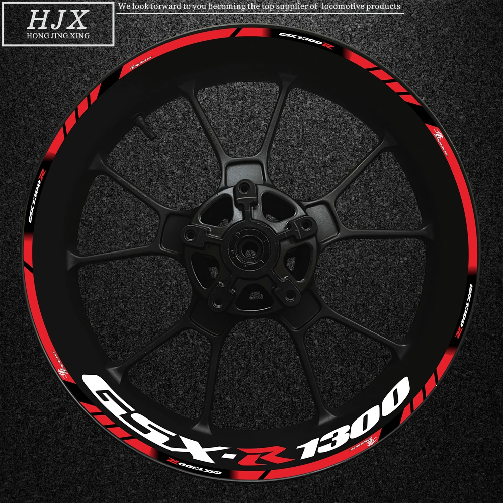 reflective stickers motorcycle stickers vinyl stickers graffiti stickers custom stickers wheel hub stickers motorcycle accessories Motorcycle Suzuki Gsx-r1300 Hayabusa GsxR1300r Wheel hub stickers tire rims rim modification reflective stickers