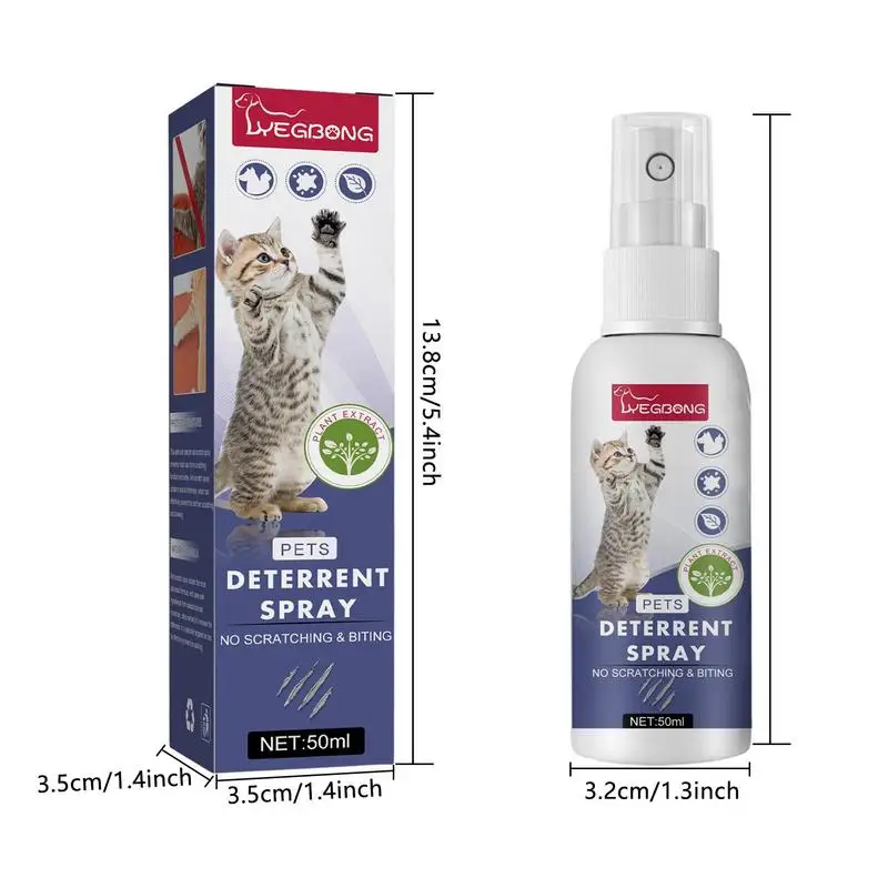 No Chew Spray For Cats 50ml Dog Training & Behavior Aids Stay Away From Restricted Areas For Pets Behavior Training Suitable
