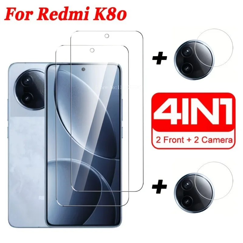 Ultimate 4-in-1 Ultra Clear Tempered Glass & Camera Lens Protector Set