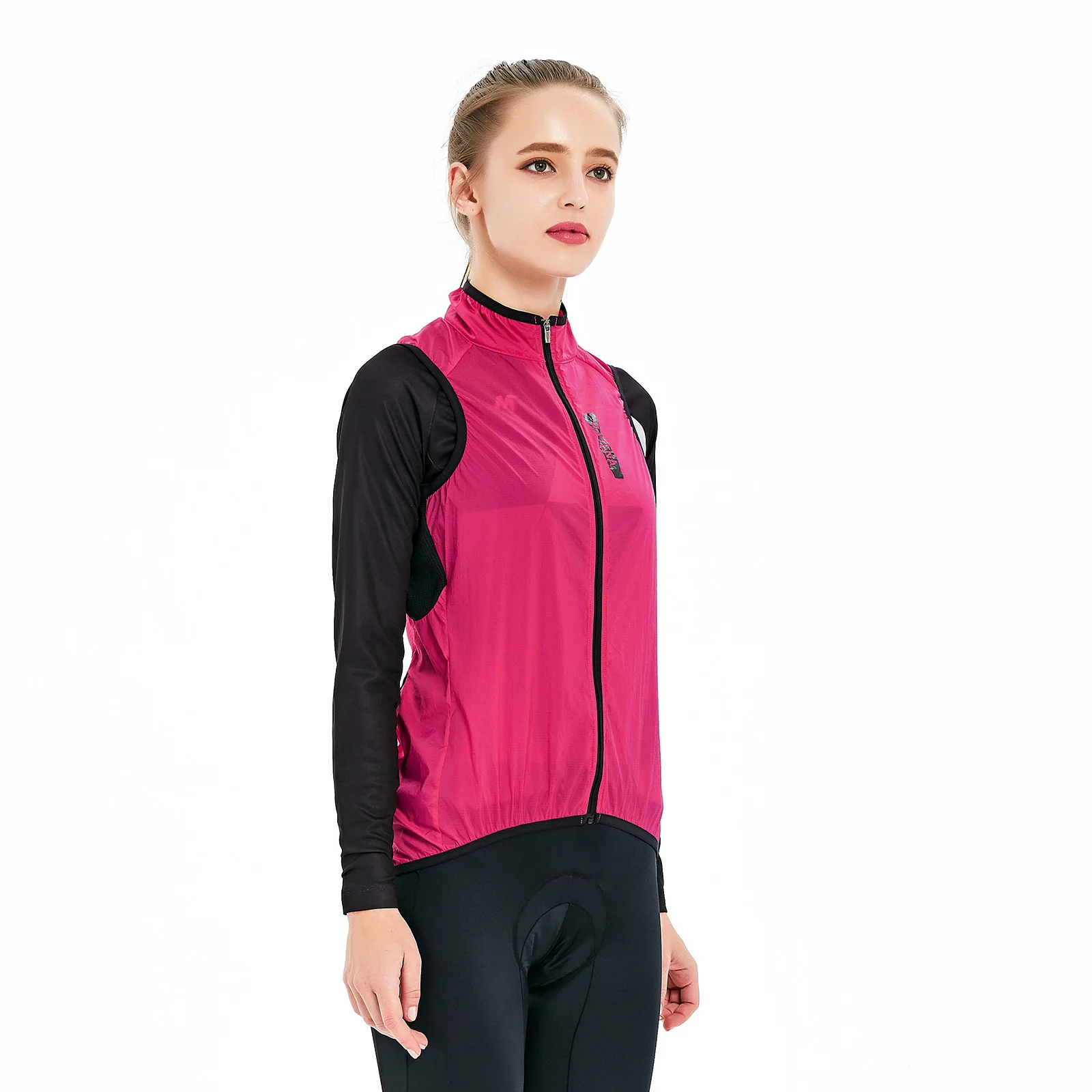 CATENA Women's Cycling Vests Jerseys Breathable Mesh UV Protection Biking Sleeveless Clothing Ladies Bicycle Tights