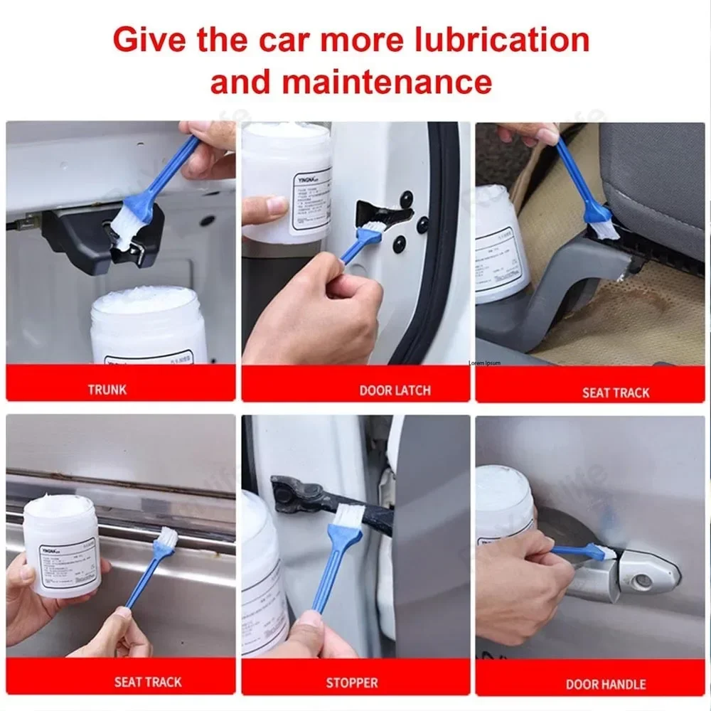 Car Sunroof Track Lubricating Grease Door Abnormal Noise Antirust Oil White Mechanical Maintenance Gear Bearing Oil Grease Kit car lubricant