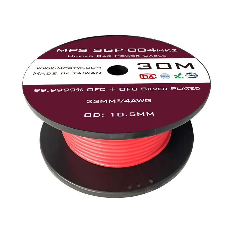 HIFI MPS SGP-004MK2 99.9999% OFC ǹ  ߿ ڵ  DC  ̺  10.5MM