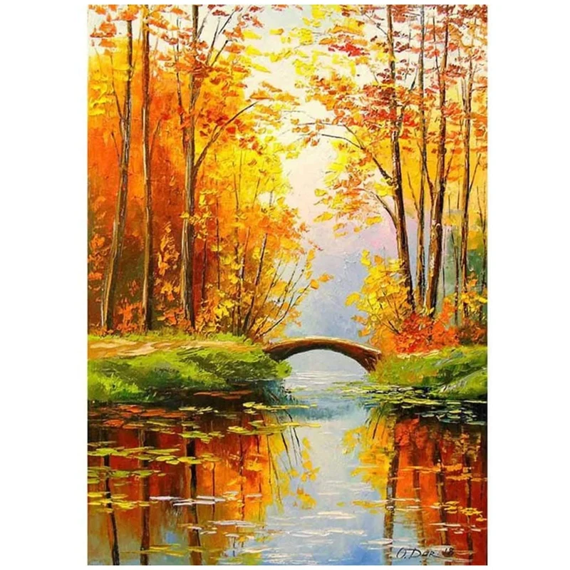 

HOT SALE DIY Diamond Painting By Number Kit For Adult, Full Drill Crystal Rhinestone Embroidery Cross Stitch Arts Craft