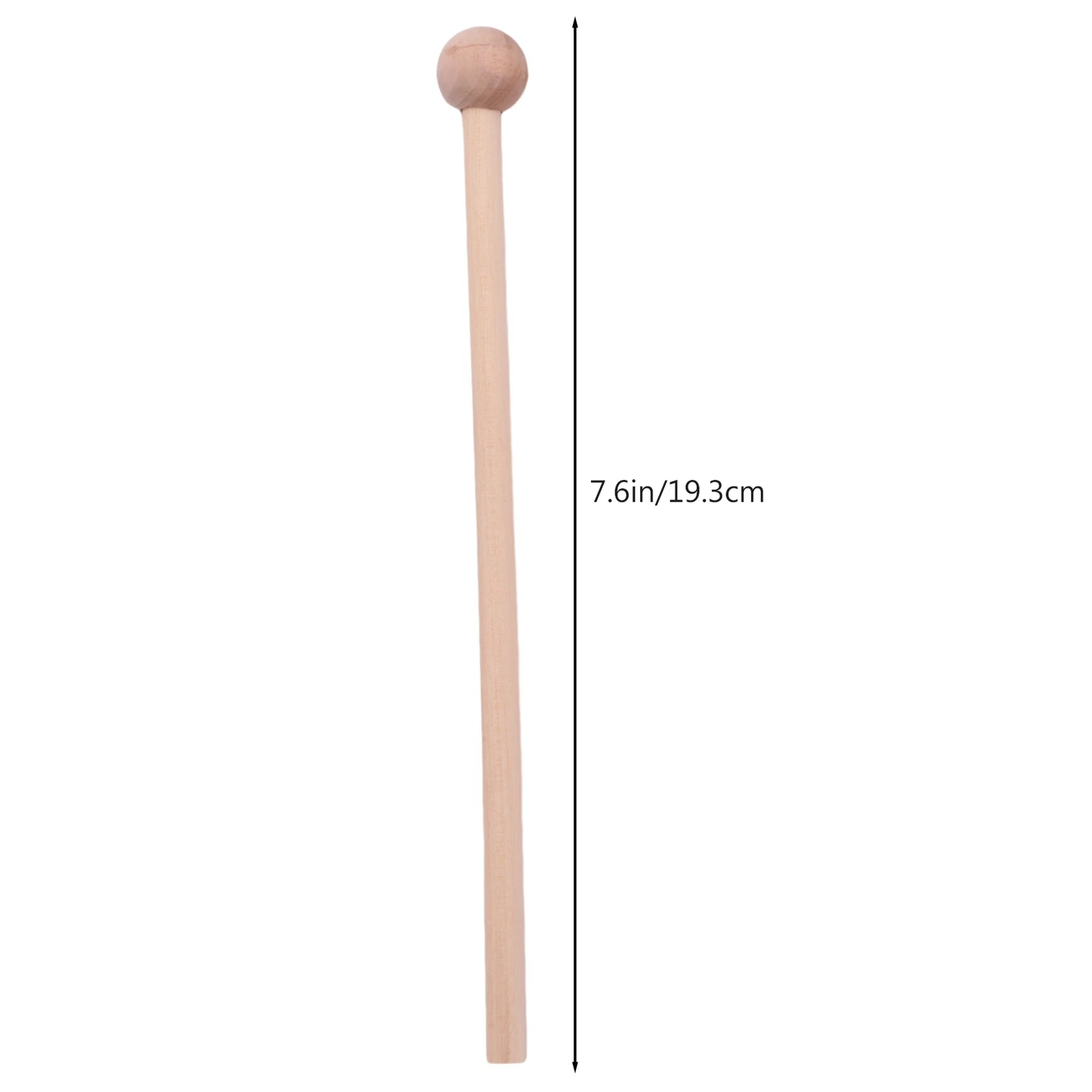 B48B-2 Pair Wood Mallets Percussion Sticks for Energy Chime, Xylophone, Wood Block, Glockenspiel and Bells