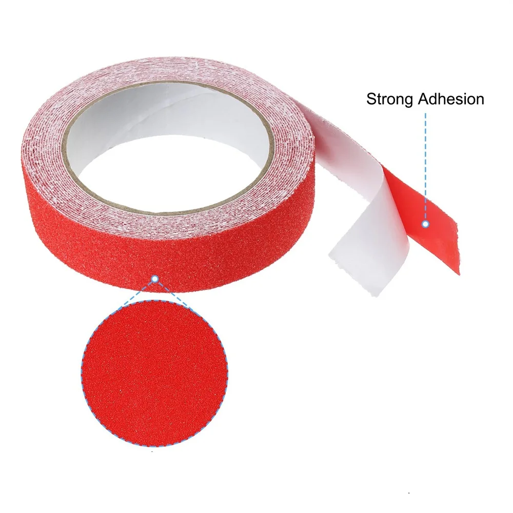Anti Slip Traction Tape 25mm*5m Waterproof Non Skid Tread Safety Warning Sticker For Stair Step Scooter