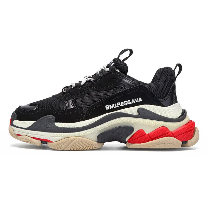 

2024 New jogging shoes TRIPLE S training shoes thick bottom sports shoes high quality couple white women's sports shoes sneakers
