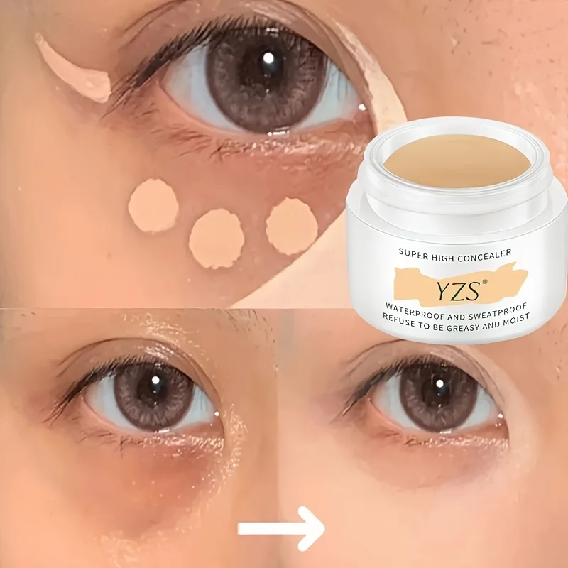Sponge Head Concealer Liquid Concealer Makeup Concealer Waterproof Concealer Face Concealer Brightening Concealer