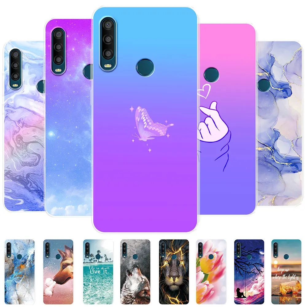 Per Alcatel 1Se 2020 Custodia Per Alcatel 1Se 2020 5030D Clear Fashion Bumper Cover Silicone Soft Coque Per Alcatel 1Se 2020 Fundas
