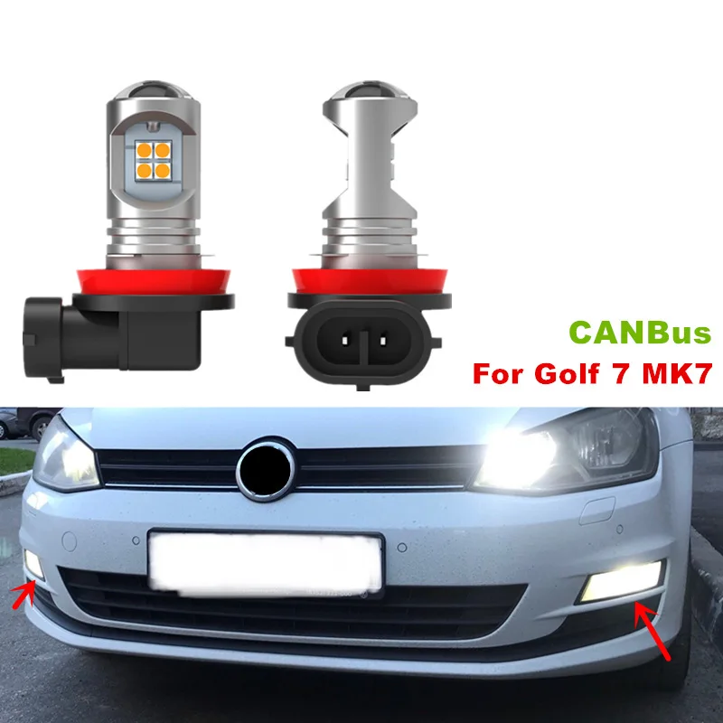 FEELDO 2pc Auto LED Scheinwerfer Halter Adapter Für Volkswagen Golf 7  Halogen Lampe Birne H7 Geändert Halter Basis # CA6947 - AliExpress
