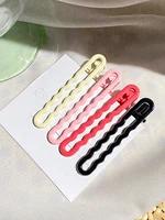 Sweet Candy Colored Metal Hollow out Hair Clips Side Bangs Holders Sl Hair Accories for Girls Cute Dubill BB Clips