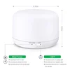 1000ML Air Aroma Diffuser Ultrasonic Humidifier home 7 Color LED Light Electric Aromatherapy Essential Oil Aroma Diffuser 2