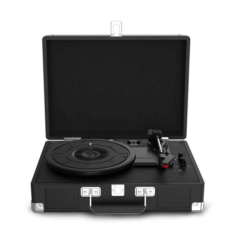 Maio C210 belt-driven Vintage gramophone device, vinyl record, turntable , high-fidelity stereo, built-in speaker, 3-speed