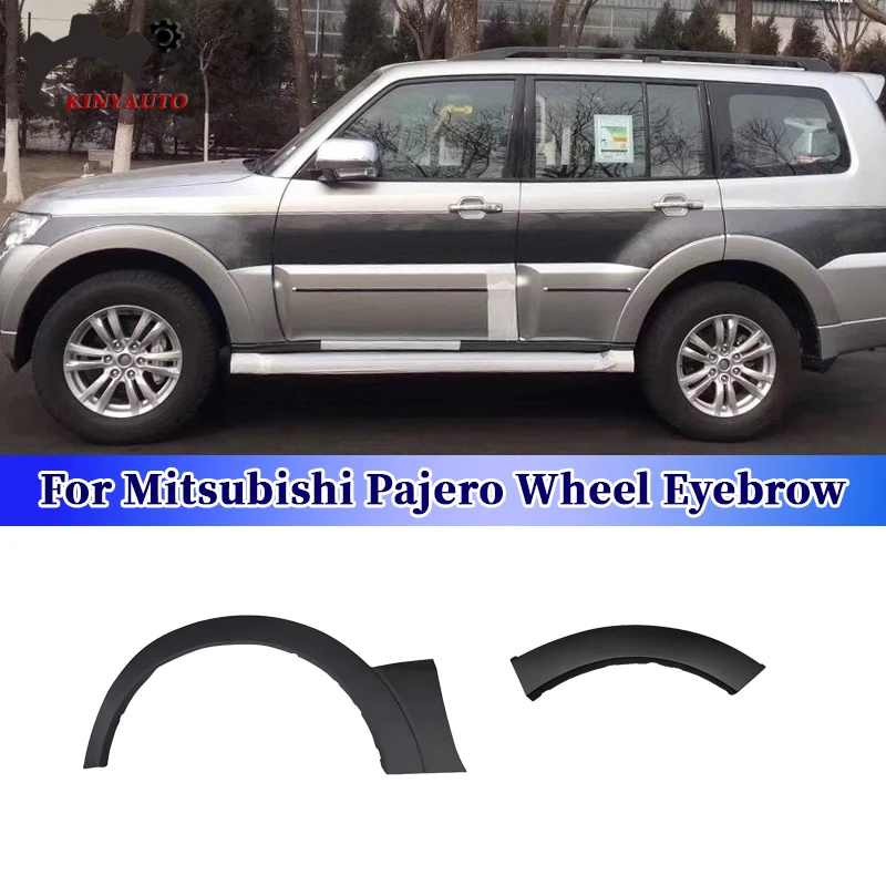 For Mitsubishi Pajero V93 V97 Wheel Eyebrow Fender Pad Extension Wheel Arches Trim