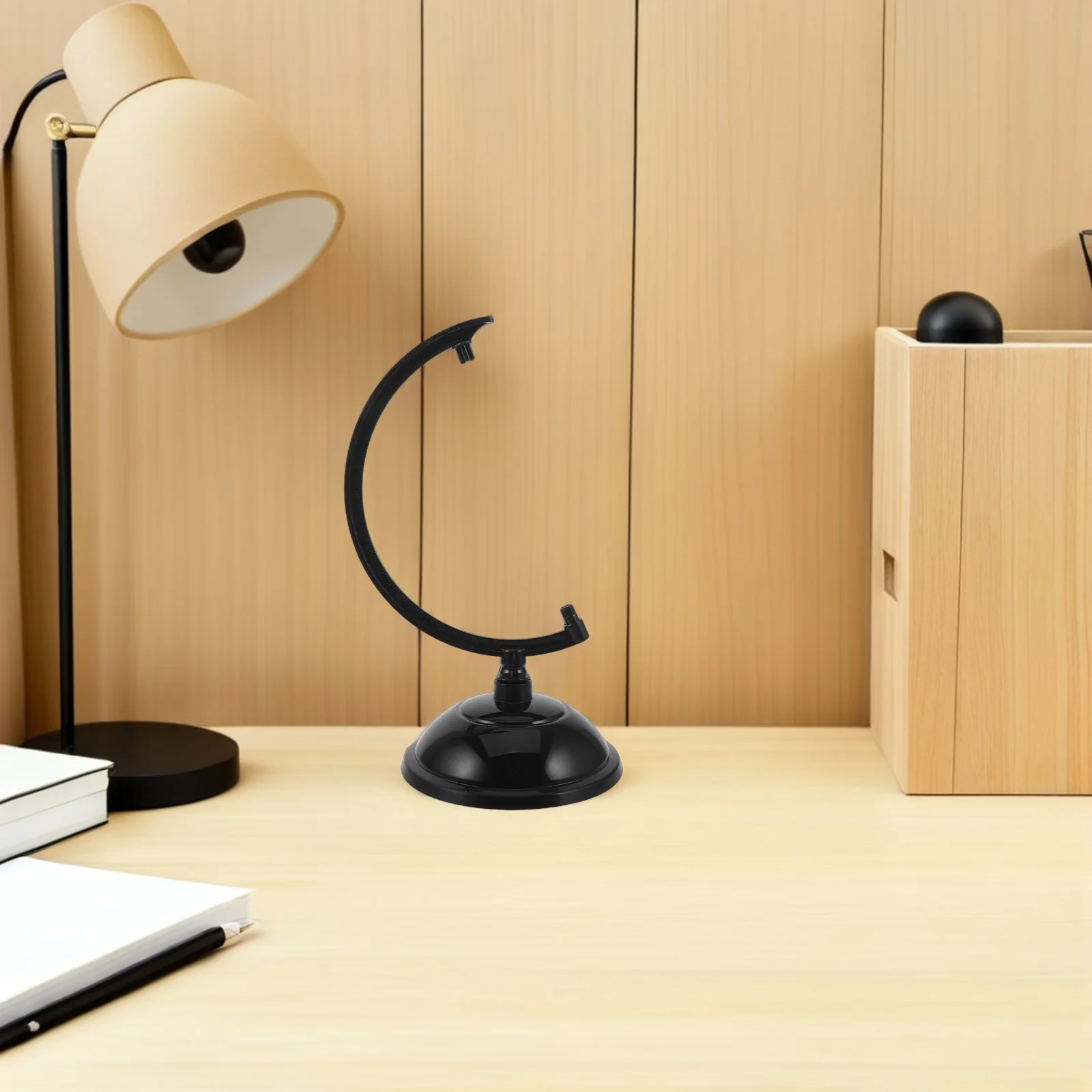 지구본 받침대 플라스틱 지리학적 받침대 교체용 데스크탑 지리 교육 도구 텔루리온 디스플레이 랙