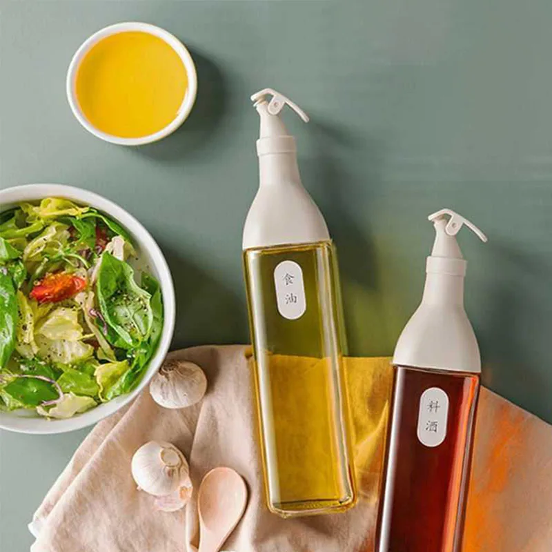 Bouteille d'Assaisonnement de Cuisine en Verre