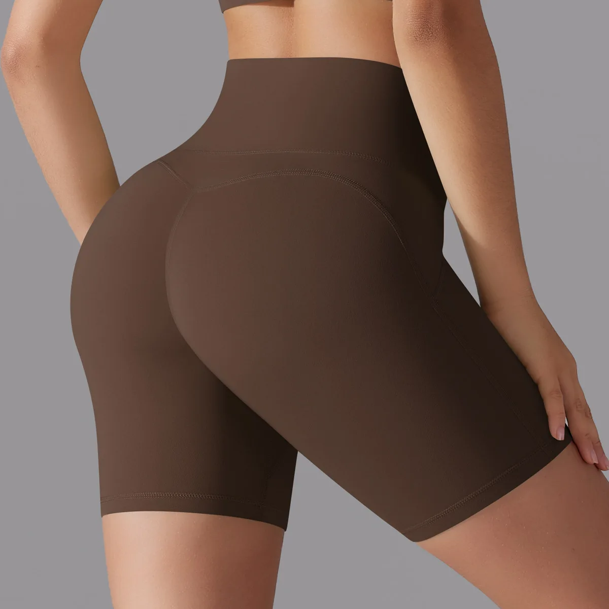 Women Wear-free Underwear High Waist Tight Zero Sense Shorts Sports Running Fitness Yoga