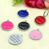 Cute Cat Tag Small Dog ID Tags Free Engraved Name Cats Kitten Name Tag Anti-lost Pet Collar Pendant Fish Shape&Cat Face Tags 2
