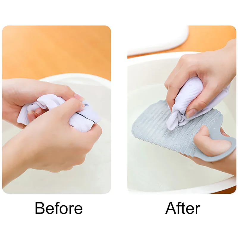 Laundry Board Travel Portable Thicken Mini Silicone Washboard Baby Non Slip Laundry Board Washing Children Clothes Socks Cleaning Products laundry board