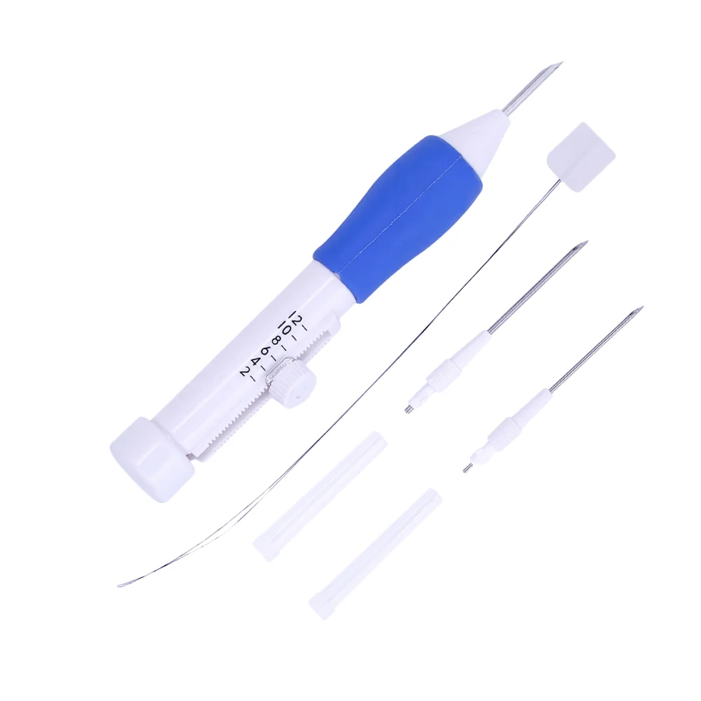 

Embroidery Pen Needles Interchangeable Weaving Tool Kit Sewing Set Accessories for DIY Embroidery Crafts