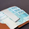 1Pcs Stainless Steel Money Clip Fashion Simple Silver Creative Banknote Clip Belt Clip Personality Bookmark Metal Ticket Folder 3