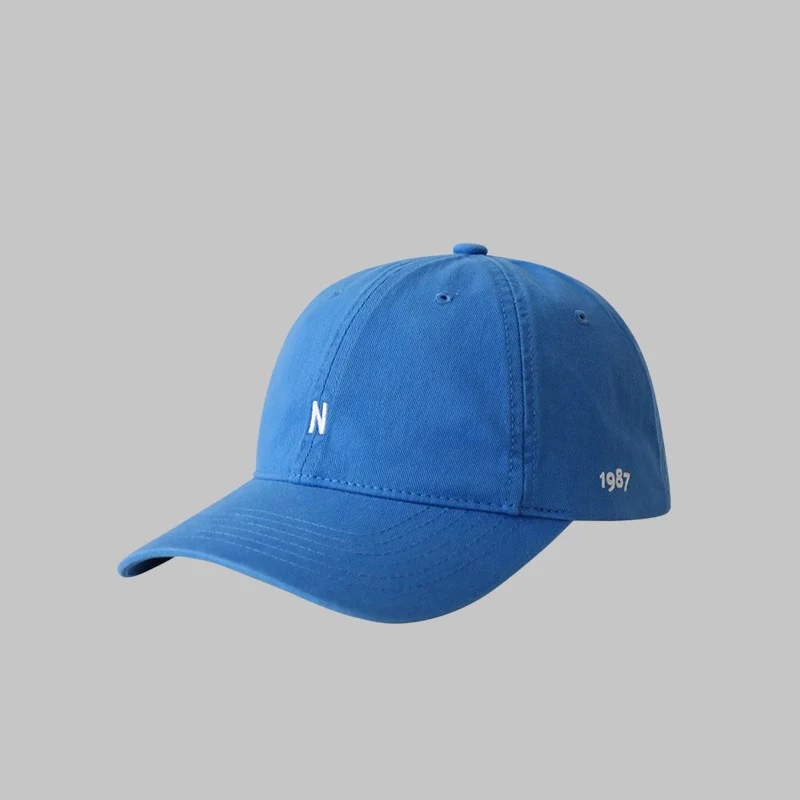 N-Buchstaben bestickte Entenschnabelkappe für Sonnenschutz und kleines Gesicht, vielseitige Soft-Top-Baseballkappe für Männer und Frauen – Detail 12