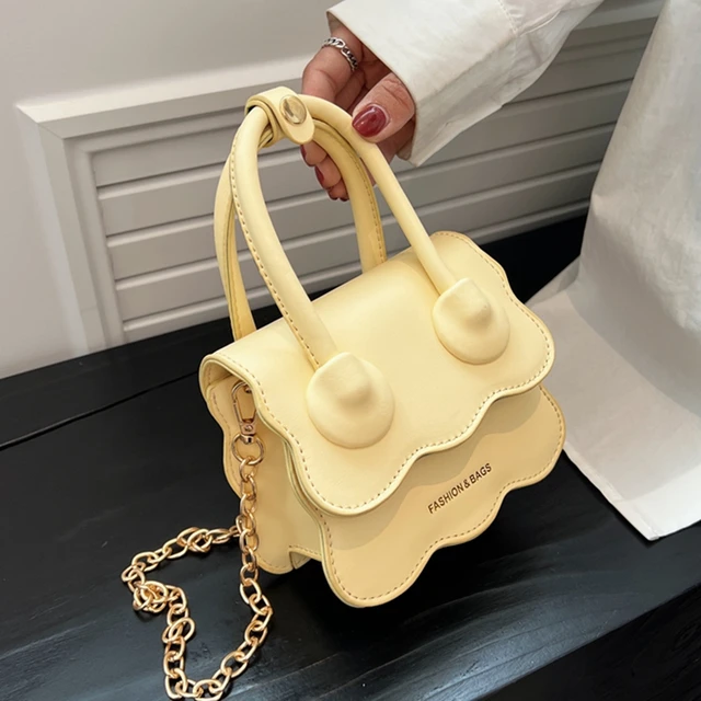 Women's Mini Solid Color Chain Shoulder Bag