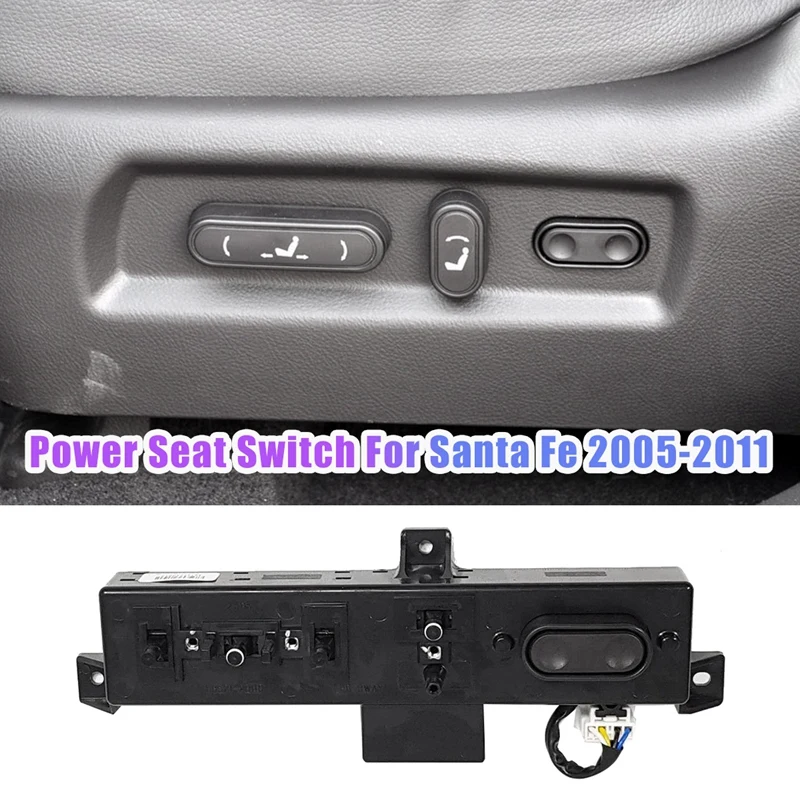 

New Front Left Power Seat Adjust Control Switch Button For Hyundai Santa Fe 2005-2011 88521-2B110HZ