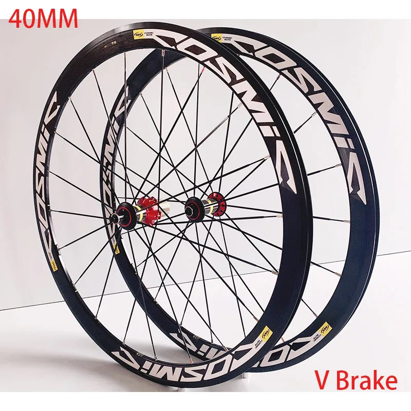 Bike Wheelset 700C Frame Height 40MM Road Wheel Pack V/C Lap Brake