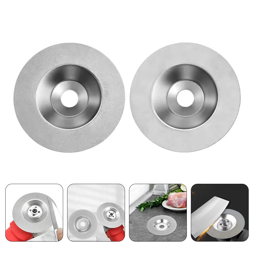 

2pcs Polishing Disc Angle Grinder Sharpening Wheel Scissors Grinding Wheel Supply 600Grit 1000 Grit