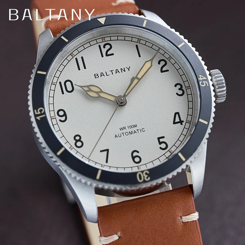 BALTANY パイロットウォッチ セラミックベゼル 38mmユーズド