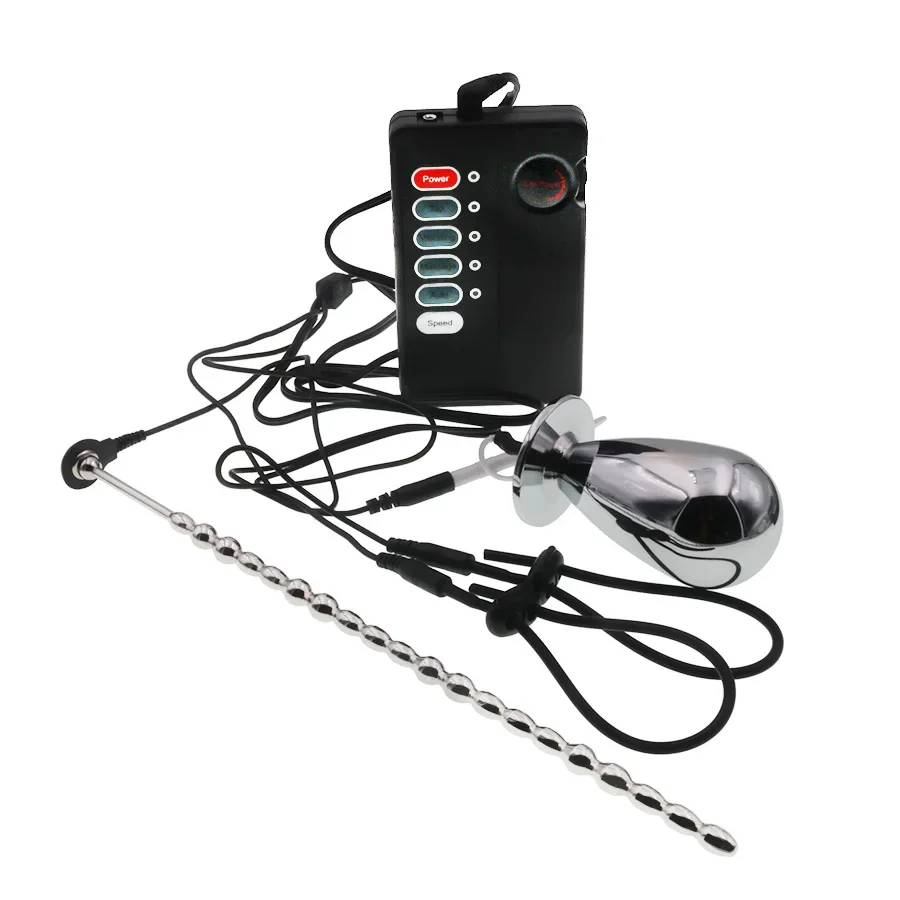 Electro Sex Toys Electric Sex Toys Penis Rings Penis Ring Erotic Sex Toys For Man Electro Shock Anal Plug Urethral Sounds Therapy Massagers Adult Products