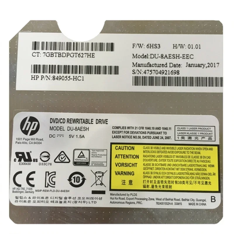 HP DVD Ư  DU-8AESH p/n: 849055-hc3 849055-hc2
