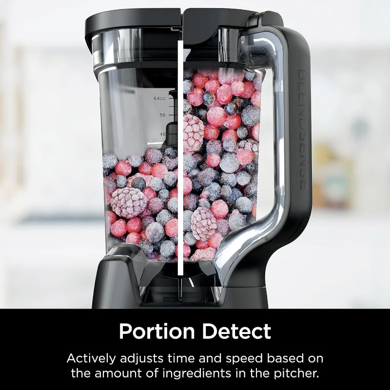 Ninja TB201 Detect Power Blender Pro, BlendSense Technology, For Smoothies, Shakes&More, 1800 Peak Watts, 72 oz. Pitcher,Blender 5