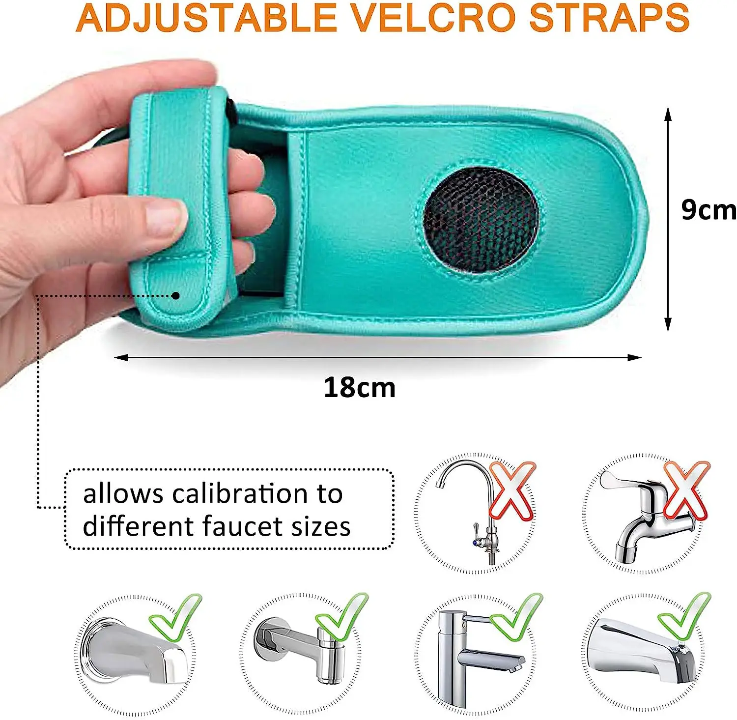 Copertura per beccuccio da bagno per bambini Copertura di protezione per la bocca del rubinetto dell'acqua Protezione di sicurezza per bambini Rubinetto da bagno Prodotto Protezioni angolari per bordi Cura dei bambini - immagine 3
