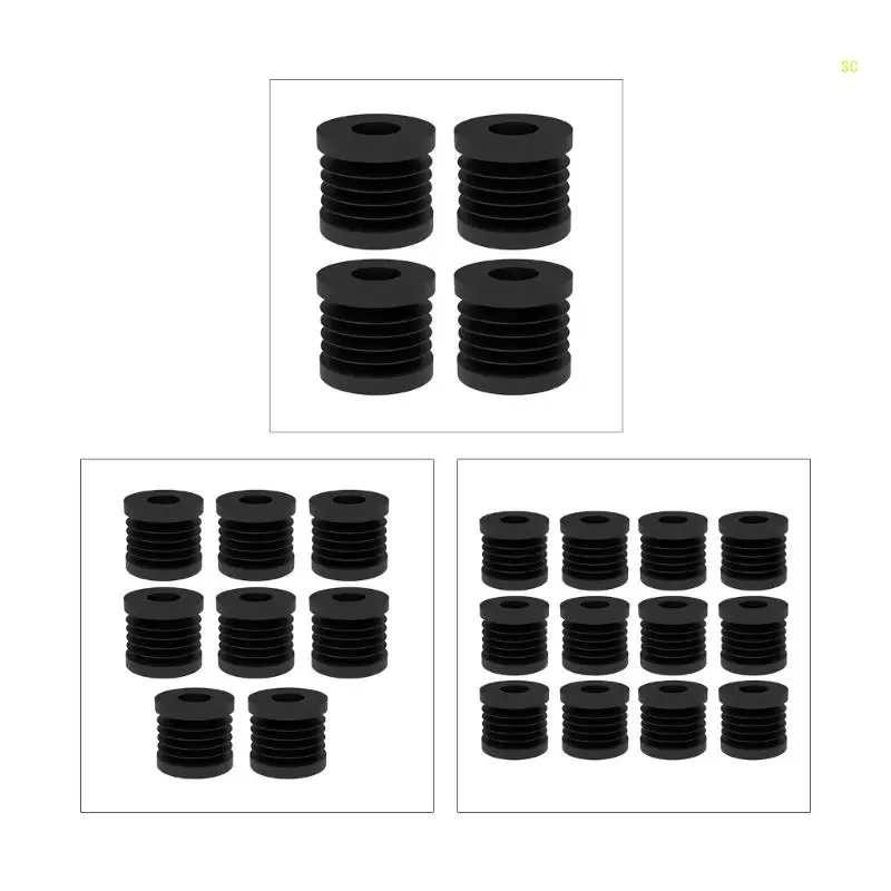 

For Bambu Lab X1 and P1P Universal Rubber Pad 3D Printer Antivibration Feet Dropship