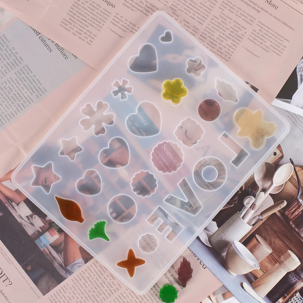 

Silicone Chocolate Mold Letter Love Chocolate Baking Tools Non-stick Silicone Cake Mold Jelly And Candy Mold 3D Mold DIY