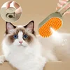 Steam Brush Cat Hair Steam Brush Steamy Cats Brush Electric Spray Pet Comb Grooming Removing Tangled and Loose Cats Accessories 1