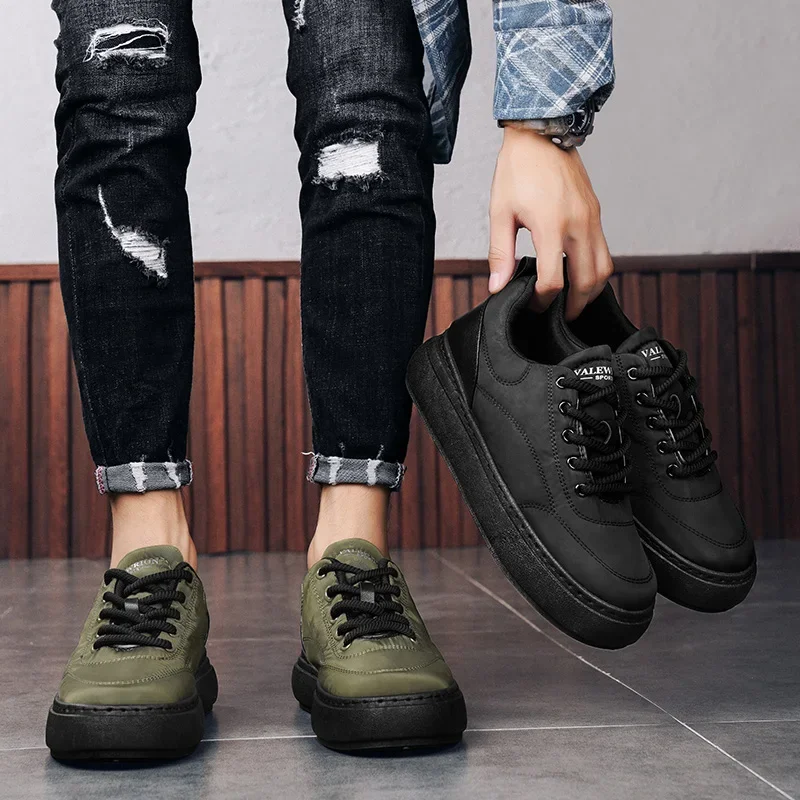 Winter Men's Thick-soled Casual Shoes Down Cloth Waterproof Lightweight Warm Outdoor Casual Shoes Plus Velvet Thickened Sneakers 6
