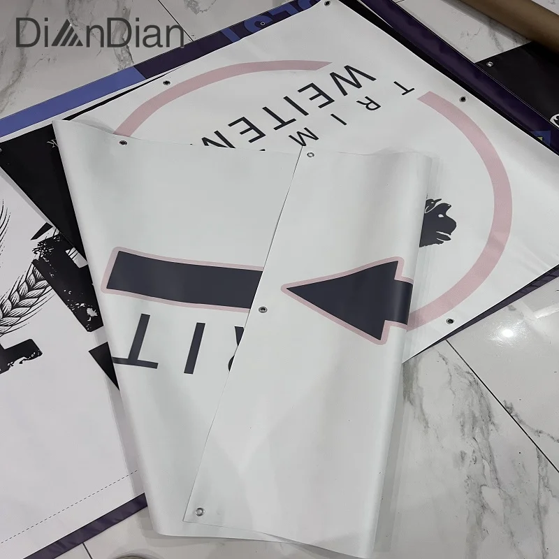 Advertising Banner Outdoor DIY Customization Background Two-sided Print Pvc Viny Publicity Sport Promotion Shop Signboard