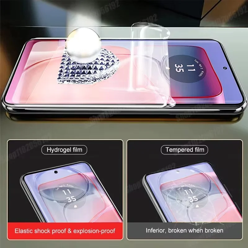 5-Pack HD Hydrogel Screen Protector Film for Motorola Edge and Fusion Series