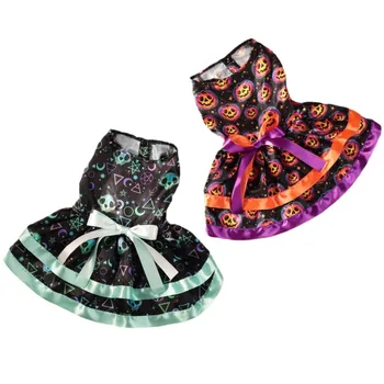 Robe Colorée Citrouille pour Chiens - 2025 - Doglovedesign : Vêtement et accessoires pour chiens