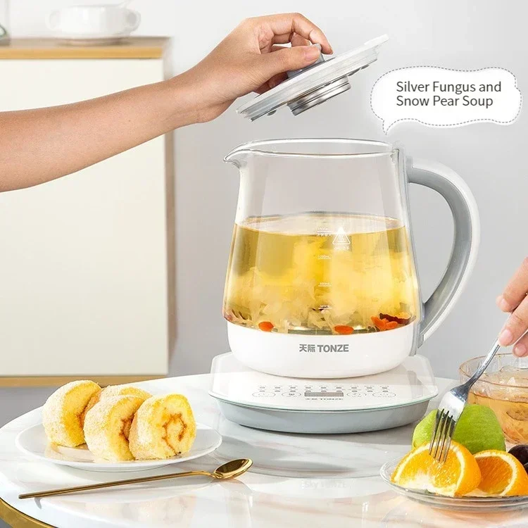 In Stocked 120V Or 230V Smart Household Automatic Electric Kettle Health Pot Glass Boiling Pot Egg Boiler Electric Kettle 3