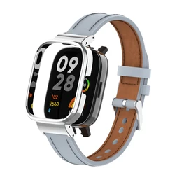 Premium Ultra - Fiber Leather Strap with Metal Protection Box - Redmi Watch  1 (GRAY)