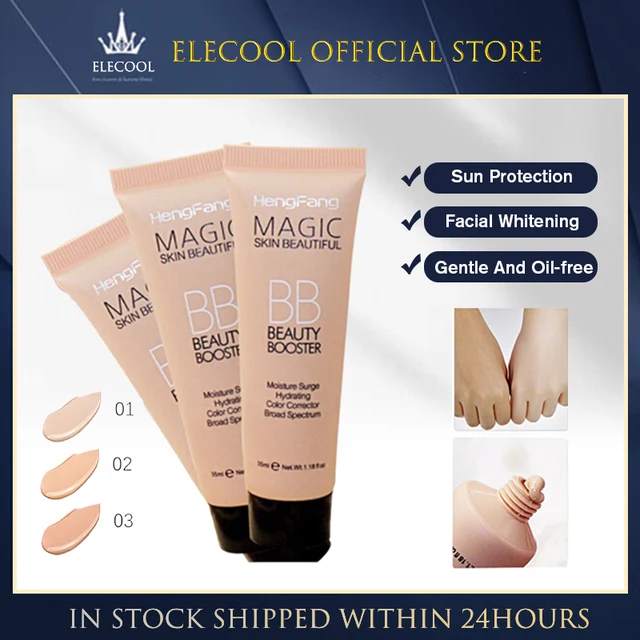 BB crème couverture complète Base pour le visage fond de teint liquide maquillage imperméable longue durée correcteur pour le visage crème blanchissante maquillage 1