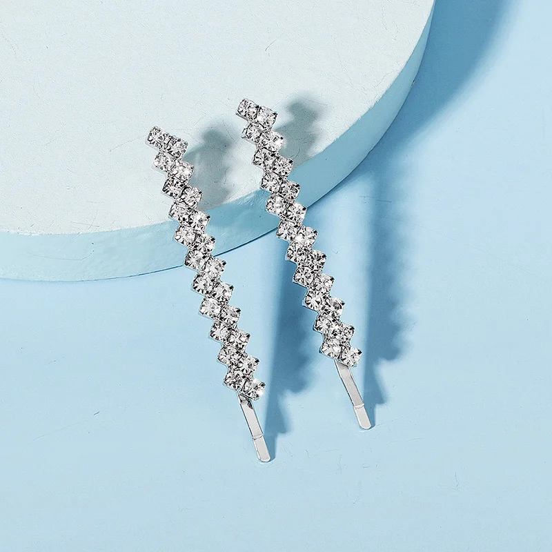 4 teile/los Kristall Frauen Haar Ornamente Haar Clips Mode Braut Barrettes Braut Haar Schmuck Zubehör – Detail 10