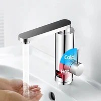 Robinet de chauffe-eau électrique sans réservoir 3000W, avec affichage de la température, robinet de cuisine, robinet de douche électrique coulant 2